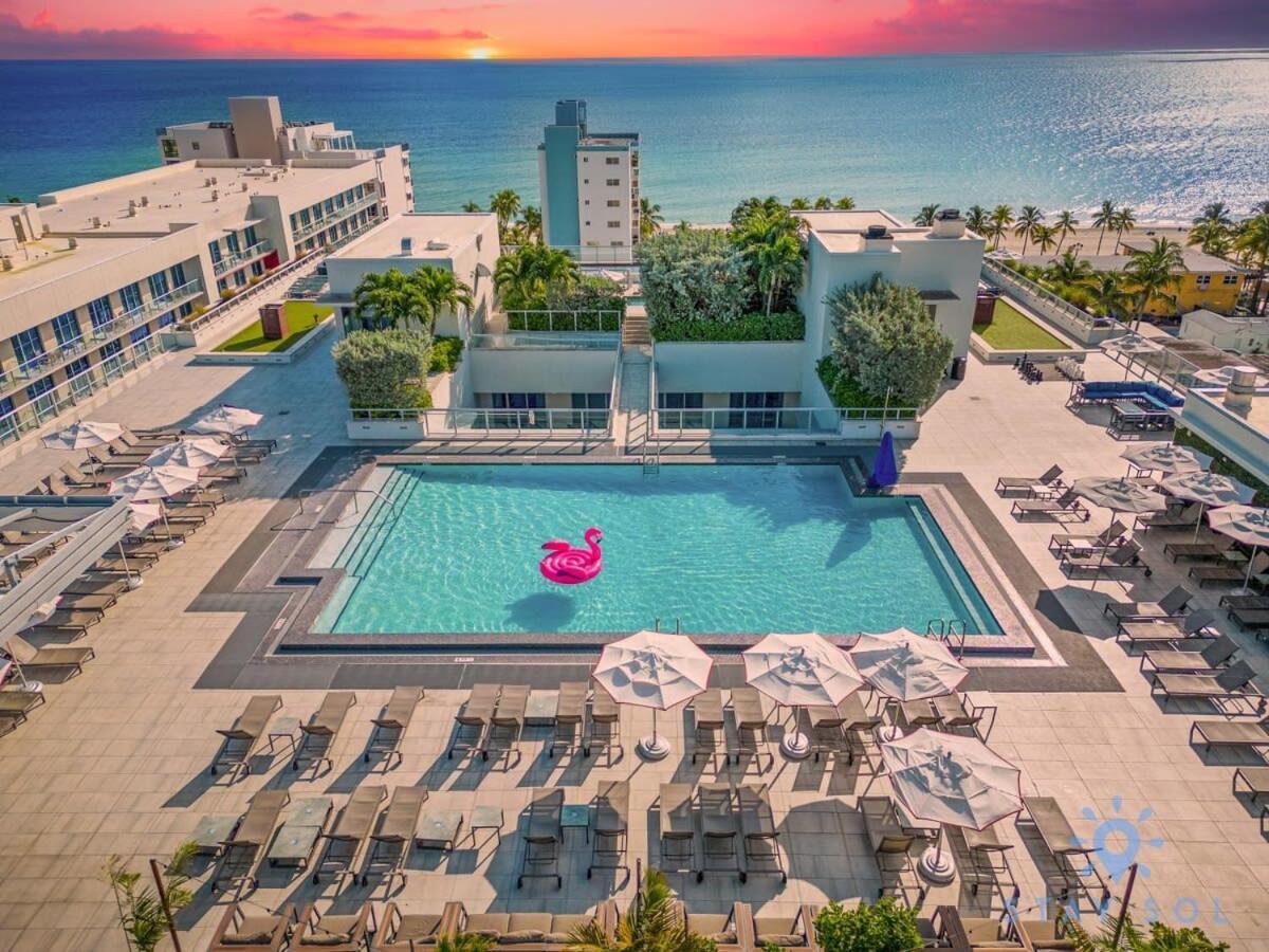 Best Stay - Rooftop Pool & Hot Tub - Hollywood Beach المظهر الخارجي الصورة