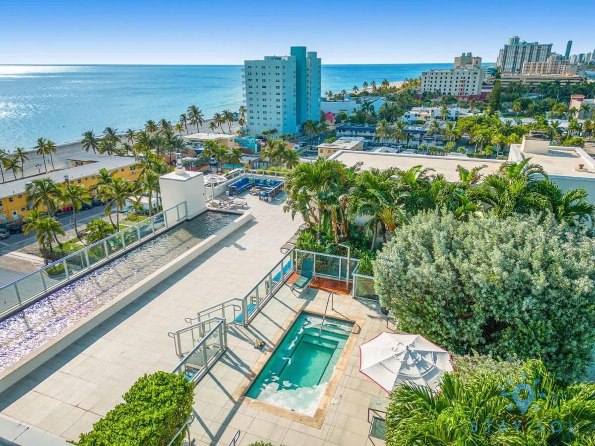 Best Stay - Rooftop Pool & Hot Tub - Hollywood Beach المظهر الخارجي الصورة