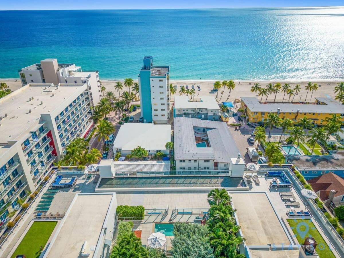 Best Stay - Rooftop Pool & Hot Tub - Hollywood Beach المظهر الخارجي الصورة