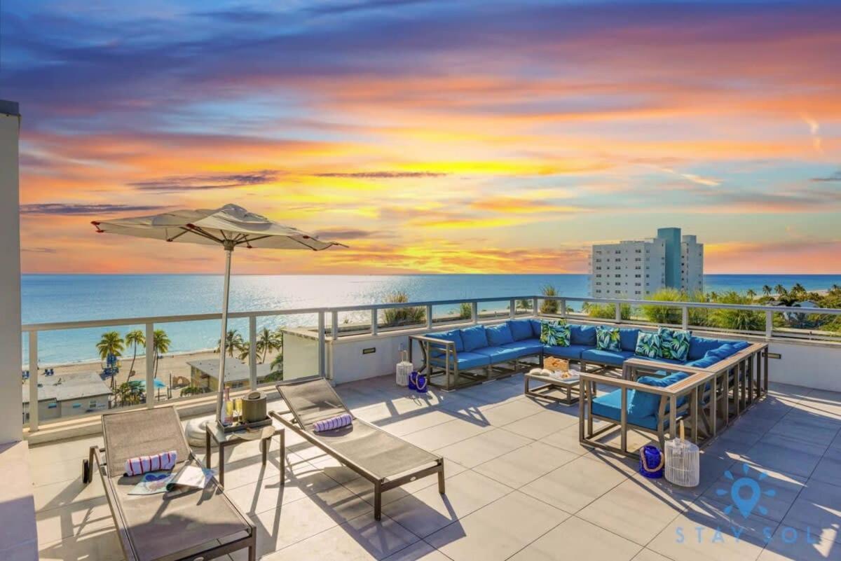 Best Stay - Rooftop Pool & Hot Tub - Hollywood Beach المظهر الخارجي الصورة